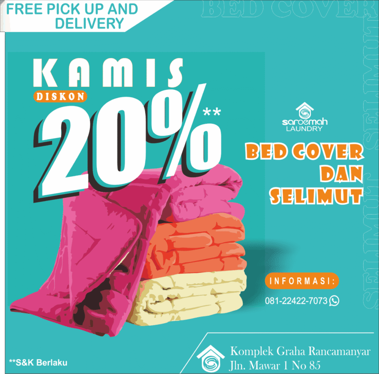 KAMIS SELIMUT BEDCOVER 20%